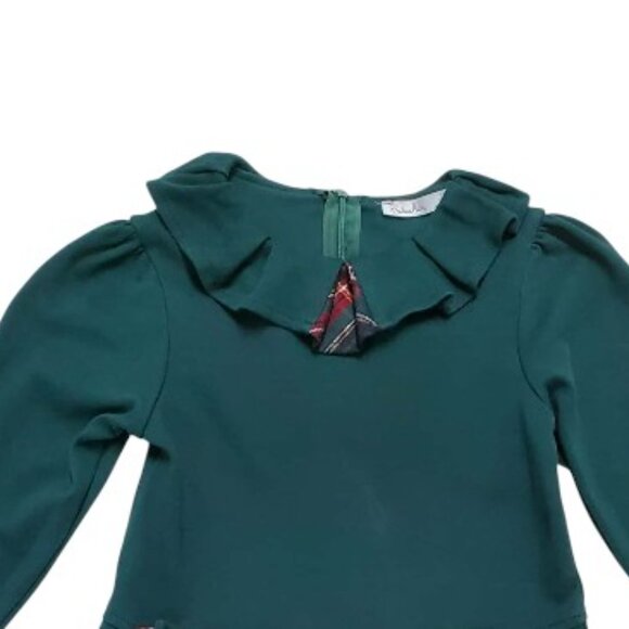 Patachou Green Dress Size 5Y - Picture 2 of 6